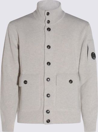 C.P. Company C. P. Company Light Grey Cotton Knitwear