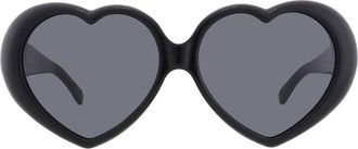 Moschino Grey Irregular Ladies Sunglasses MOS128/S 0807/IR 56