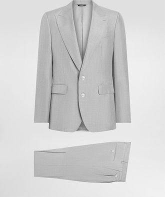 Dolce & Gabbana Deconstructed Single-breasted Silk Suit - Man Suits And Blazers Gray 46