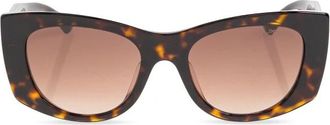 Jimmy Choo London Butterfly Zonnebril - Dames - Zonnebrillen - Bruin - 52 MM - Accessoires