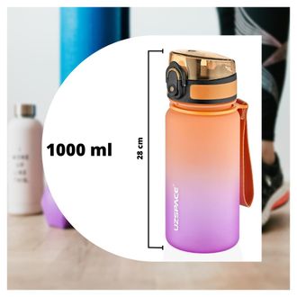 Trade Shop Trade Shop - 1000 Ml Botella De Agua Deportiva Con Enjambre De Salarios Para La Escuela De Camping Deportiva