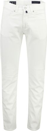 Pierre Cardin pantalon Pierre Cardin wit 5-pocket model normale fit Lyon Tapered