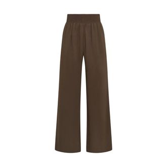 Maliparmi Maliparmi - Pure Cady Broek - Dames - Broeken - Bruin - Maat: XS Viscose