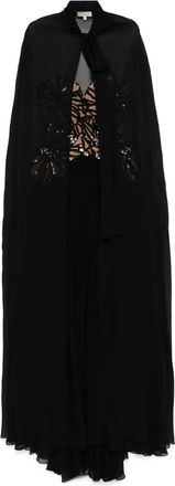 Elie Saab Abito con paillettes - Nero