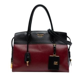 Prada Pre-owned Handbags, female, Multicolor, Size: ONE SIZE Pre-owned Vintage Leather Handbag