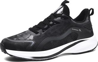 Generic MiaZane Men & Women Athletic Running Shoes Breathable Mesh Upper Lightweight Cushion Sole Comfort Fit Soft EVA Sole Trainers for Daily Running and Eve