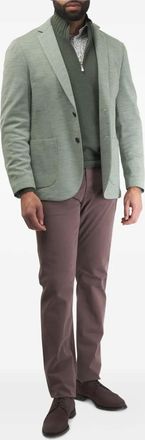 Maurizio Baldassari patch-pocket wool blazer - Green