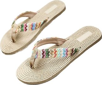 Generic Flip Flop Womens Espadrilles Toe Separator Sandals Beach Sandal Lightweight Flat Slippers Slides Bath Slippers Flip Flops Non-Slip Shower Shoes Bathin