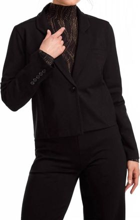 FDJ Cropped Blazer In Black