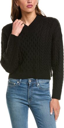 525 america Cable High V-Neck Pullover