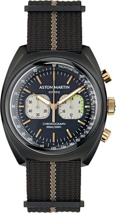 Aston Martin Timeless TS2 Mtts 2F504 - Heren - Horloges - Zwart - ONE Size - Nylon - Accessoires