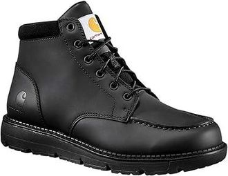 Carhartt Work in Progress Millbrook 5 Moc Soft Toe Wedge Boot Mens Boots Black/Black : 11.5 D - Medium, Leather