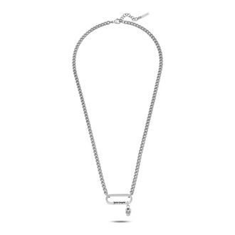 Palm Angels Baldo ketting - Heren - Accessoires - Grijs - Maat: ONE Size