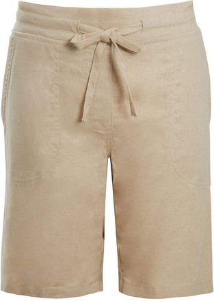SS7 Womens Linen Shorts Stone