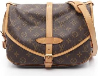 Louis Vuitton Pre-owned Cross Body Bags, female, Brown, Size: ONE SIZE Pre-owned Canvas louis-vuitton-bags