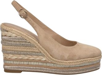 Alma En Pena Alma EN Pena, Schoenen, Dames, Beige, 40 EU, Sleehak met kralen