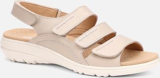 Hotter Womens Abigail Womens Wide Sandals - Tan - Size: 7.5