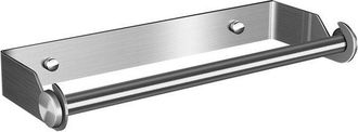 OEM Soporte De Pared Para Toallas De Papel, Soporte Autoadhesivo O Con Tornillos, Soporte De Pared De Acero Inoxidable, F&aacute;cil De Usar, Plateado