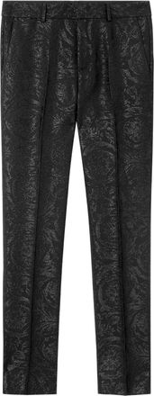 Versace tailored wool-blend trousers - men - Fabric - 44 - Black