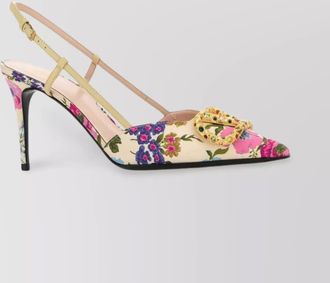 Valentino Garavani printed fabric pumps