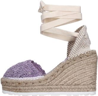 Fabi Fabric Wedges - Dames - Sleehakken - Paars - 39 EU - Schoenen