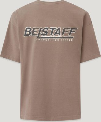 Belstaff Competition Momentum T-shirt Mens Spray Treatment Heavyweight Jersey Asphalt Size 2XL