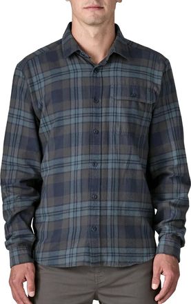 Patagonia Lightweight Fjord Flannel Shirt In Smolder Blue