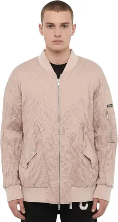 Dsquared2 Pink Solid Bomber Jacket