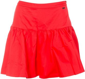 A|X Armani Exchange Poppy Red Rok - Dames - Korte rokken - Rood - S - Rokken
