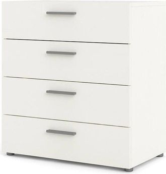 Dmora C&oacute;moda Genoni, 4 Cajones, Apertura Y Cierre Deslizantes, 70x40.25x75.7h Cm