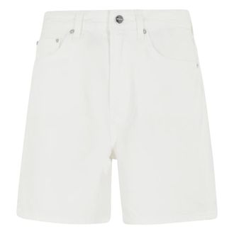 Anine Bing Denim Shorts, female, White, Size: W27 Denim Shorts