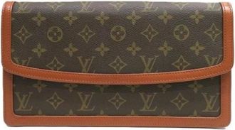 Louis Vuitton Pre-owned Clutches, female, Brown, Size: ONE SIZE Pre-owned Canvas louis-vuitton-bags