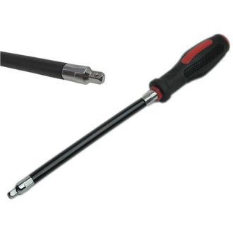 Trade Shop Trade Shop Traesio - Cacciavite Giravite Flessibile Da 300 Mm Porta Bussole Torx Maschio