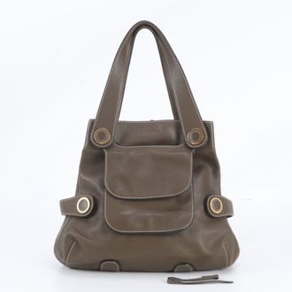Loewe Brown Leather Handbag Shoulder Bag Tote Bag (Pre-Owned)