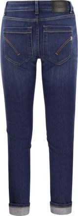 Dondup Womens Monroe - Five-pocket Skinny Fit Jeans - Dark Blue Cotton - Size 31 (Waist)