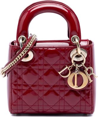 Dior Pre-owned Dior Mini Patent Cannage Lady Ladies 8JOUIJG8DFZUZXJF