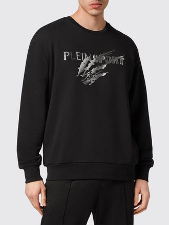 Plein Sport Dropped Shoulder Laminated Logo Cotton Jumper