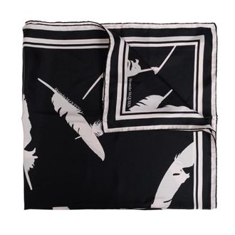 Alexander McQueen Alexander McQueen, Silky Scarves, female, Black, Size: ONE SIZE Silk scarf