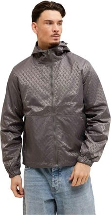 XPLCT Studios Reverse Windbreaker - Heren - Zomerjassen - Grijs - S - Nylon - Jassen