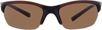 Nike Brown Wrap Mens Sunglasses SKYLON EXP 2 EV0595 223 63