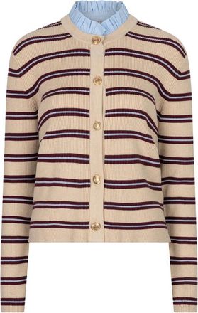 Amaya Amsterdam Truien & Vesten, Dames, Beige, L, Nia Vest