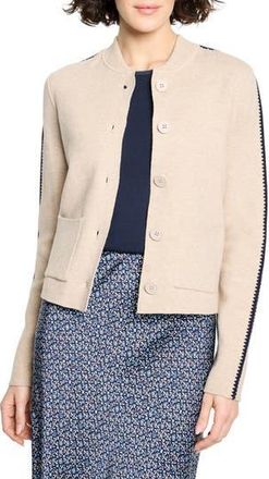 Nic+Zoe Dashing Dusk Cotton Blend Cardigan in Taupe at Nordstrom Rack, Size X-Small