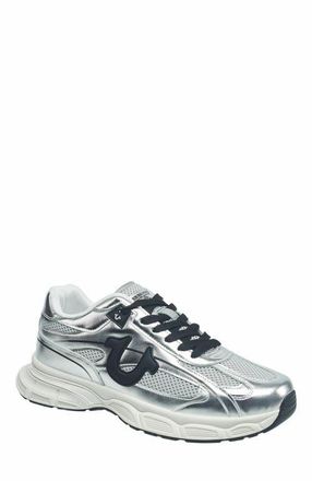 True Religion Nas Jogger Sneaker in Silver Multi at Nordstrom, Size 11