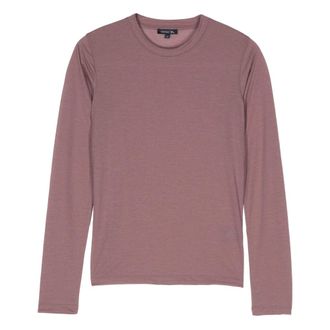 SOEUR Long Sleeve T-Shirts, female, Pink, XS, Rosewood Blanca Necklace