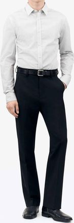 Tiger Of Sweden Adley Pinstriped Dress Shirt In Pure White