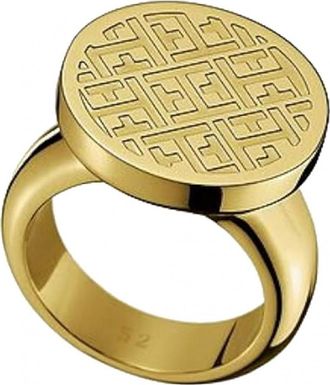 Tommy Hilfiger Womens 2700087C Ladies Ring - Gold - Size N