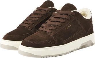 Nubikk Schoenen, Heren, Bruin, 42 EU, Wol, Basket Court Fur