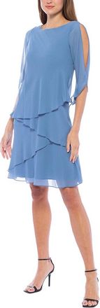 OLEG CASSINI Solid Mini Dress