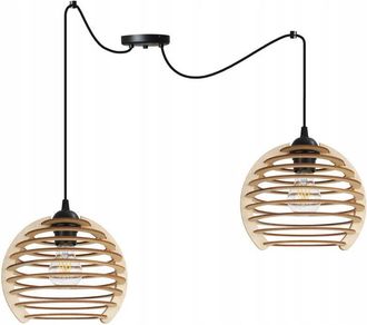 OEM L&aacute;mpara Colgante, L&aacute;mpara De Techo, Madera, Pantalla Led