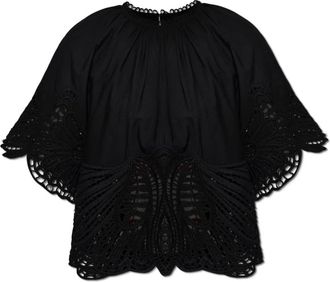 AllSaints Femi Turtleneck - Dames - Blouses - Zwart - 2XS - Katoen - Overhemden